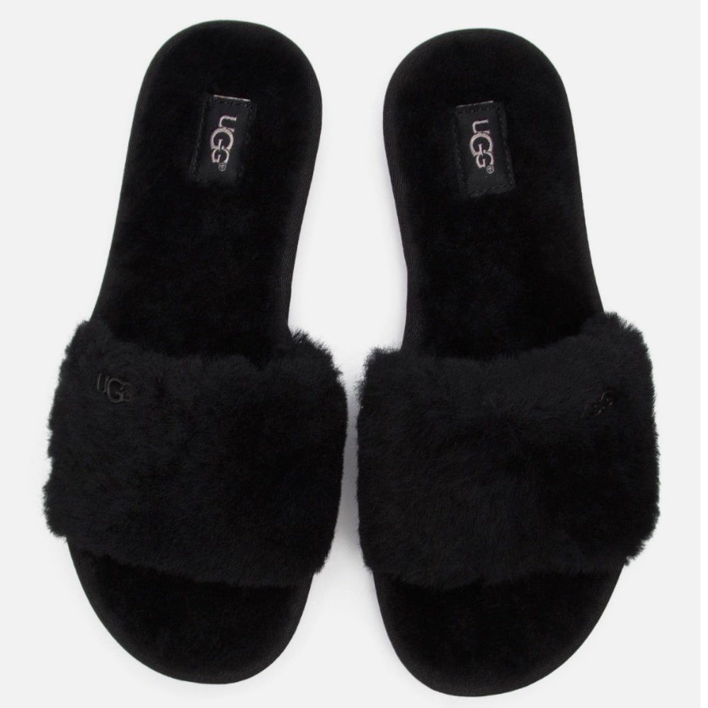 Ugg Cozette Black Slide Slippers. Never worn